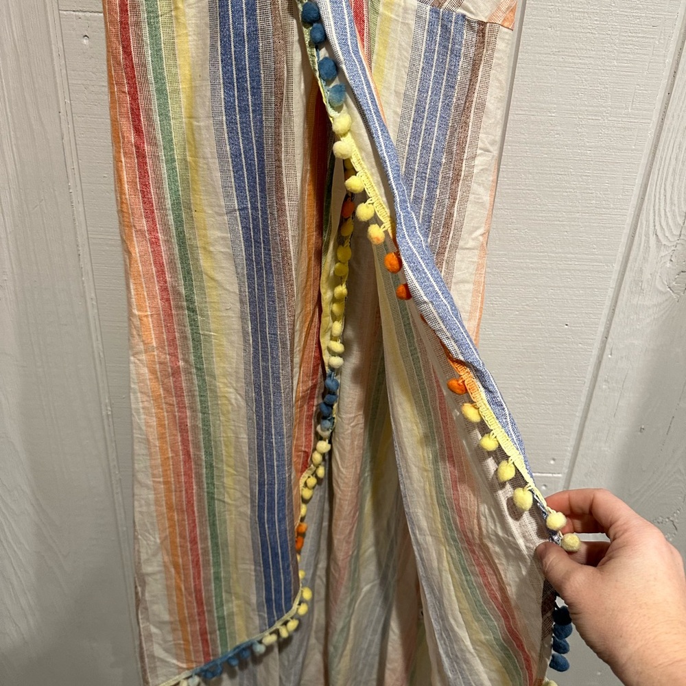 A&B Colorful Striped Wrap Dress View 3